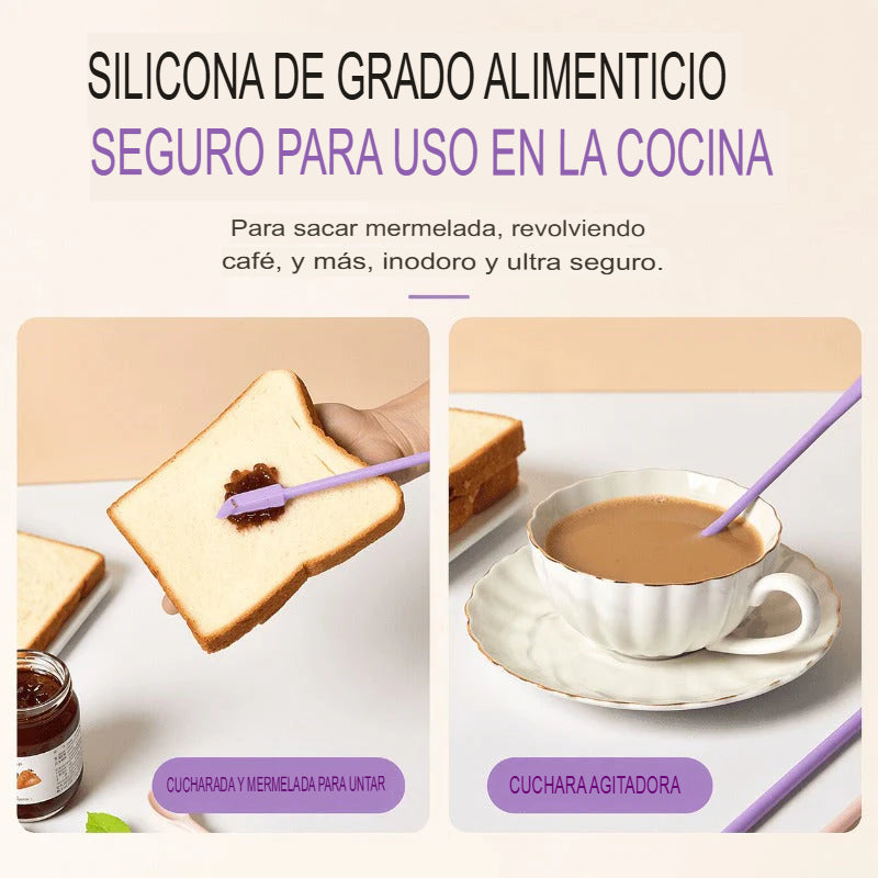 SILICONE REACH: KIT X3 CUCHARAS DE SILICONA MULTIPROPÓSITO 💫🫙