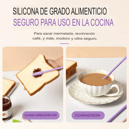SILICONE REACH: KIT X3 CUCHARAS DE SILICONA MULTIPROPÓSITO 💫🫙