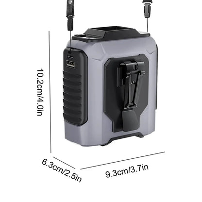 FRESH 5 EN 1: VENTILADOR PORTÁTIL ❄️🌬️
