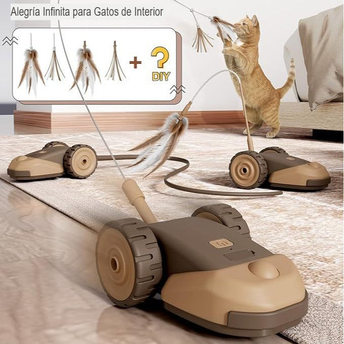 PET FUN: CARRITO INTERACTIVO PARA MASCOTAS🐶