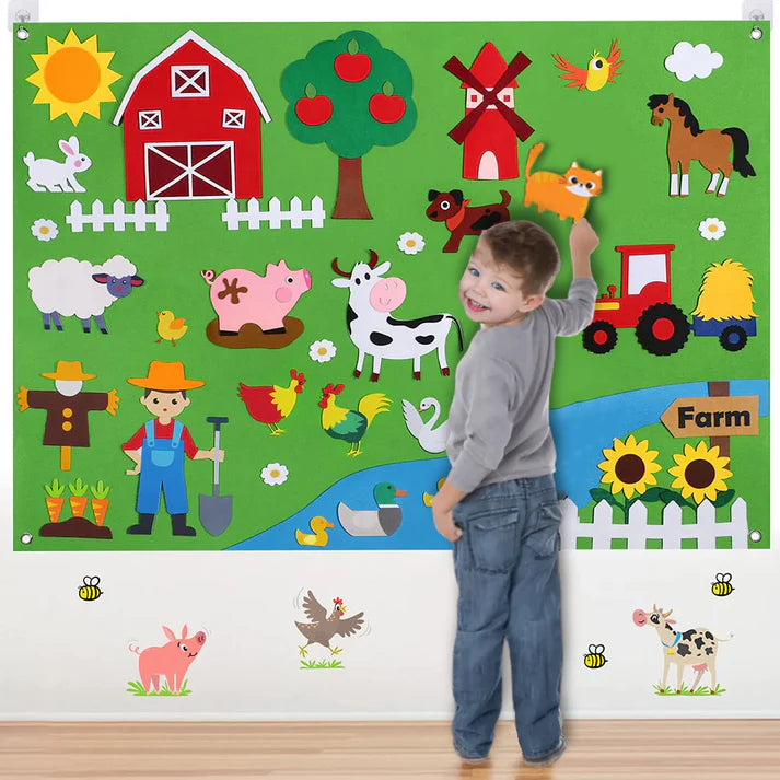 TACTOFELT: FONDO DE FIELTRO INTERACTIVO PARA NIÑOS🌟🖐️