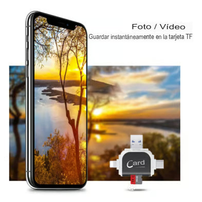 CONEXPRO: MULTIPUERTO UNIVERSAL 4 EN 1 🌍🔌