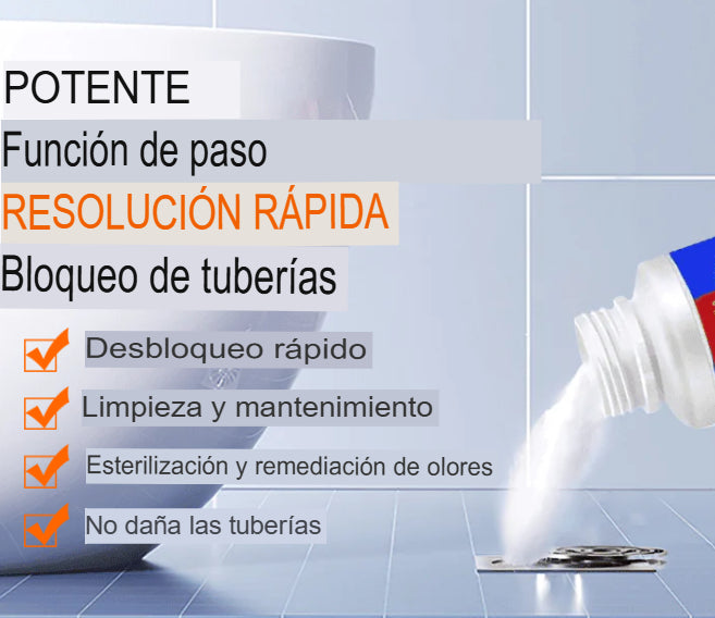 DRAIN CLEAN: PROMO 2X1 GEL DESTAQUEADOR🧼🚽