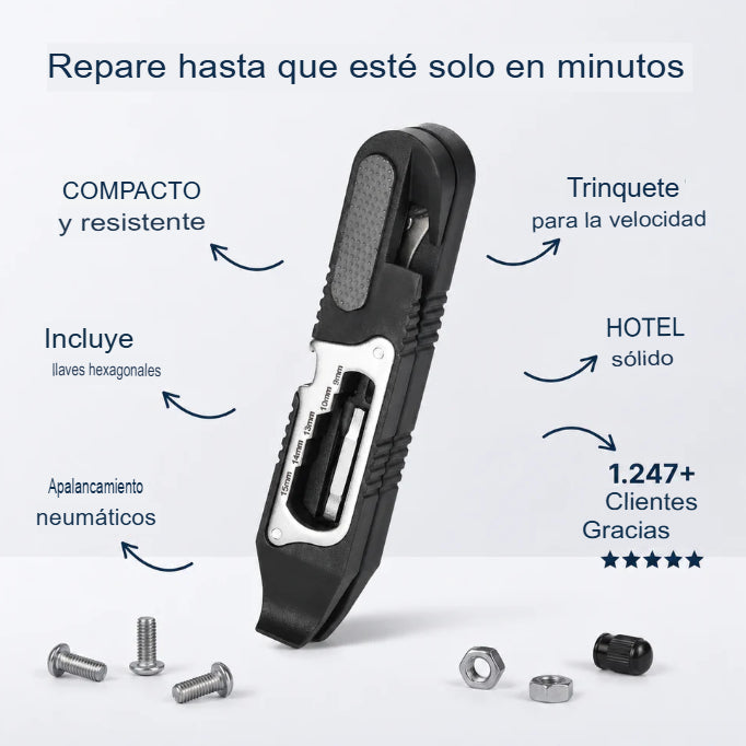 HERRAMIENTA TODO EN 1 PARA BICICLETA 🚴🛠️