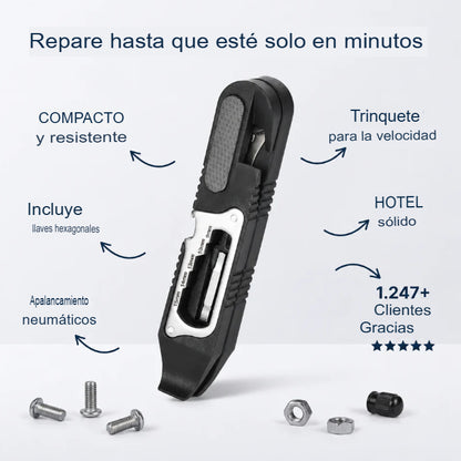HERRAMIENTA TODO EN 1 PARA BICICLETA 🚴🛠️