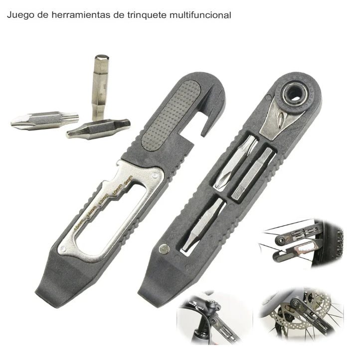 HERRAMIENTA TODO EN 1 PARA BICICLETA 🚴🛠️