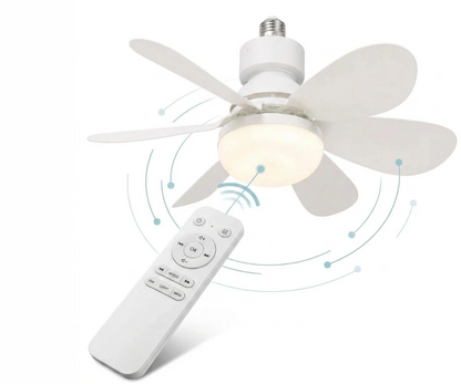 LÁMPARA VENTILADOR 2 EN 1 💡🌬️
