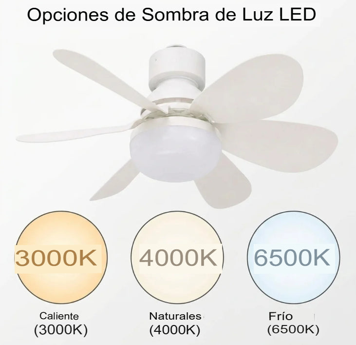 LÁMPARA VENTILADOR 2 EN 1 💡🌬️
