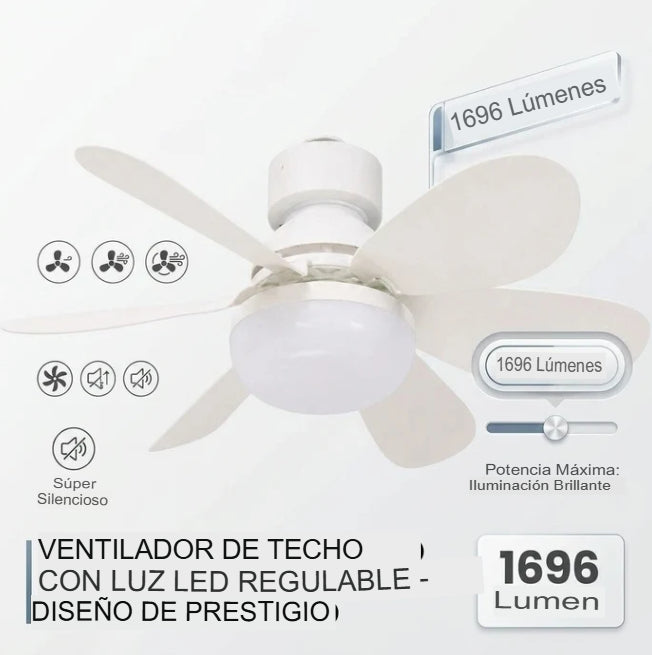 LÁMPARA VENTILADOR 2 EN 1 💡🌬️