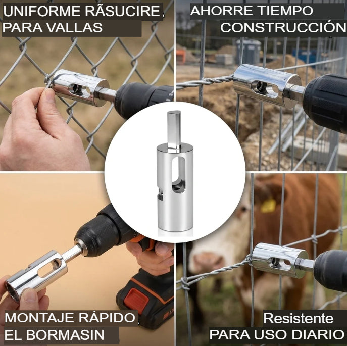 ENROLLADOR DE CABLE DE ACERO INOXIDABLE 🔩✨