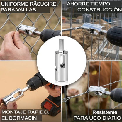 ENROLLADOR DE CABLE DE ACERO INOXIDABLE 🔩✨