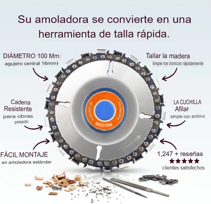 DISCO PULIDOR PARA SIERRA 🛠️✨