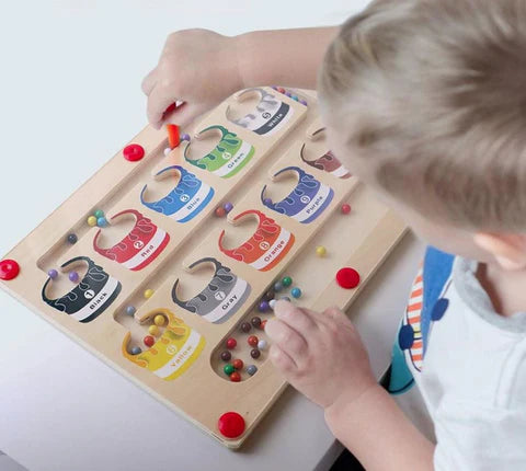 MAGNET LAB KIDS: LABERINTO MAGNÉTICO MONTESSORI 🐞🧲