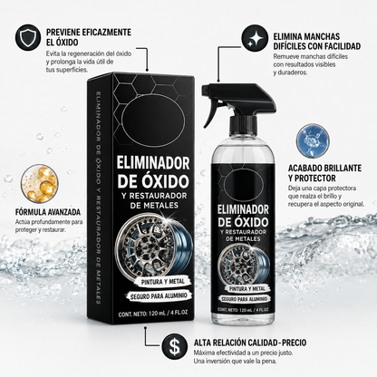 METALES PRO: ELIMINADOR DE ÓXIDO 2.0 – 1 LITRO🔥💪