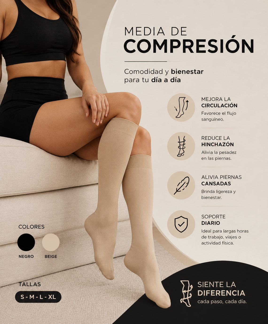 SUPERCOMFORT: PAGA 1 LLEVA 2 – MEDIAS DE COMPRESIÓN⚡