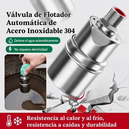 VÁLVULA FLOTADOR ACERO INOXIDABLE 🔧💧