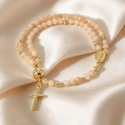 FE DIVINA: ROSARIO PULSERA BENDECIDO📿💫