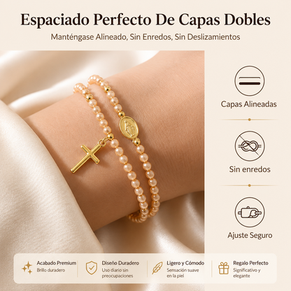 FE DIVINA: ROSARIO PULSERA BENDECIDO📿💫