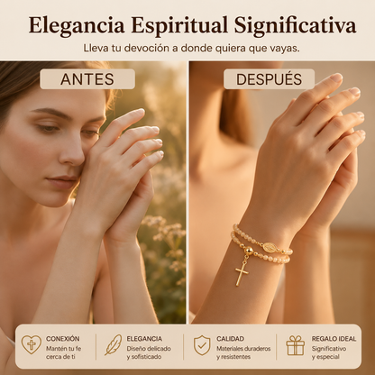 FE DIVINA: ROSARIO PULSERA BENDECIDO📿💫