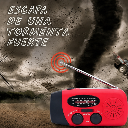 SOLAR RADIO: RADIO DE EMERGENCIA PORTÁTIL MULTIFUNCIONAL ALIMENTADA POR ENERGÍA SOLAR✨📻