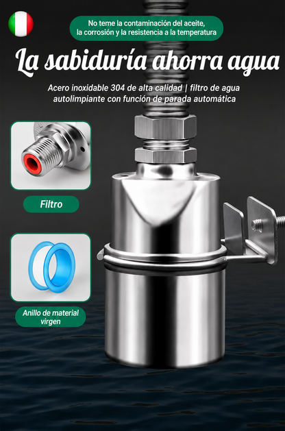 VÁLVULA FLOTADOR ACERO INOXIDABLE 🔧💧