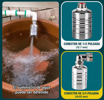 VÁLVULA FLOTADOR ACERO INOXIDABLE 🔧💧