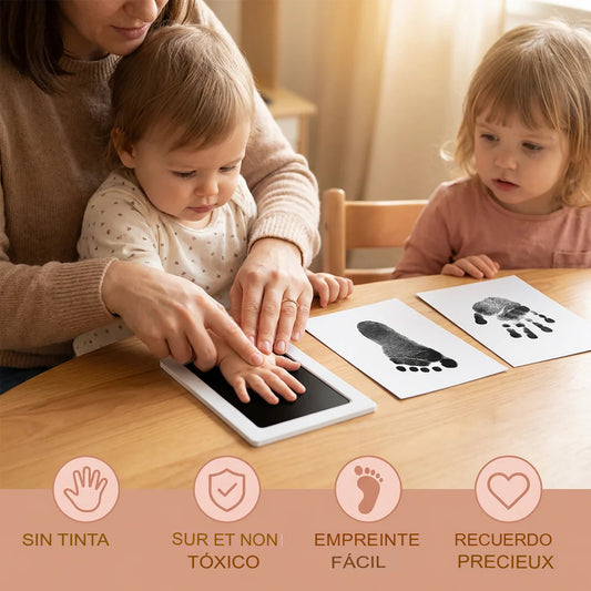 BABY MEMORY: KIT X4 PIEZAS RECUERDO MANOS Y PIES DE BEBÉS 🔥👣