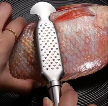FISHCLEAN: ESCAMADOR DE PESCADO CON ACERO INOXIDABLE🐟✨