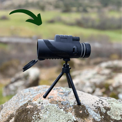 ZOOMMAX: TELESCOPIO MONOCULAR PARA CELULAR 🔭📱