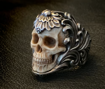 DARKCHARM: ANILLO DE CALAVERA💀✨