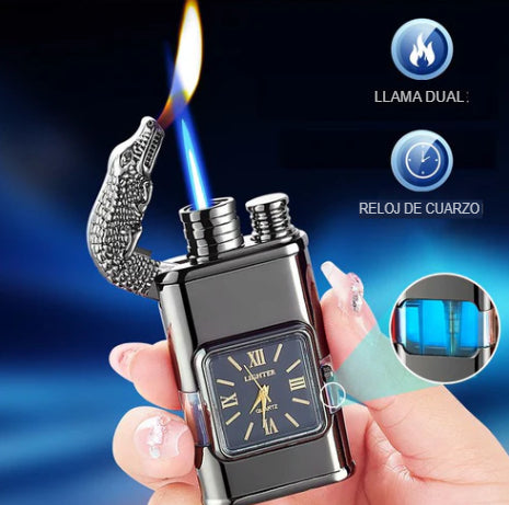 LUX SPARK: ENCENDEDOR CON RELOJ ⌚🔥