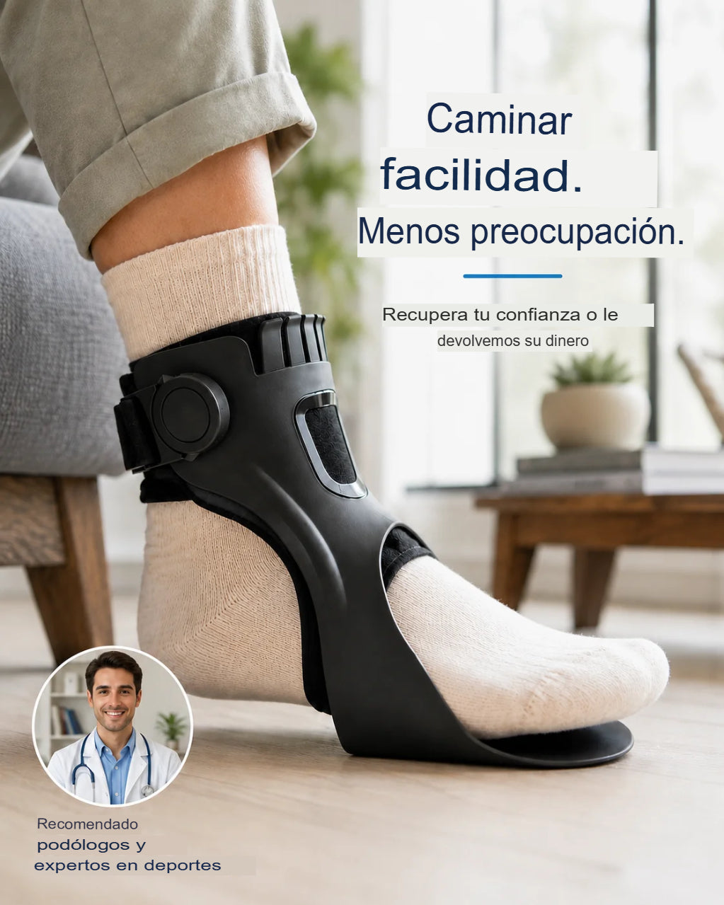 TOBILLERA RÍGIDA DE RECUPERACIÓN 🦶✨