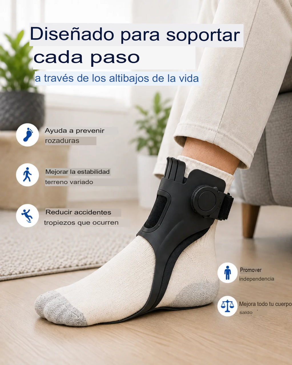 TOBILLERA RÍGIDA DE RECUPERACIÓN 🦶✨