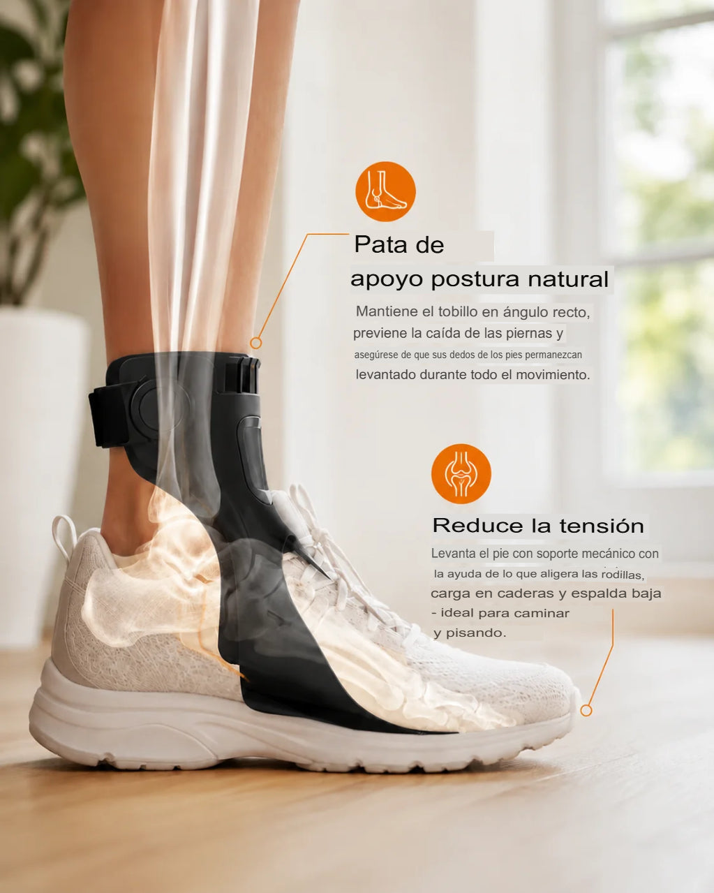 TOBILLERA RÍGIDA DE RECUPERACIÓN 🦶✨