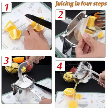 JUICYPRESS: EXPRIMIDOR DE FRUTAS MANUAL🍊✨