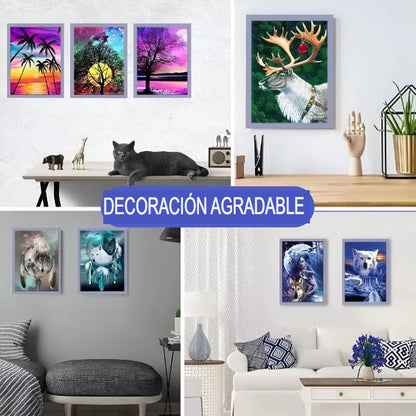 🖼️ DECO GALLERY: KIT X 5 CUADROS MAGNÉTICOS 🖼️