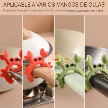 HOLDCRAB: BASE CANGREJO PARA CUCHARONES Y TAPAS X3 🦀🔗