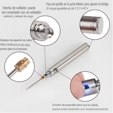 SOLDERMINI: MINI SOLDADOR PORTÁTIL🔥🔧