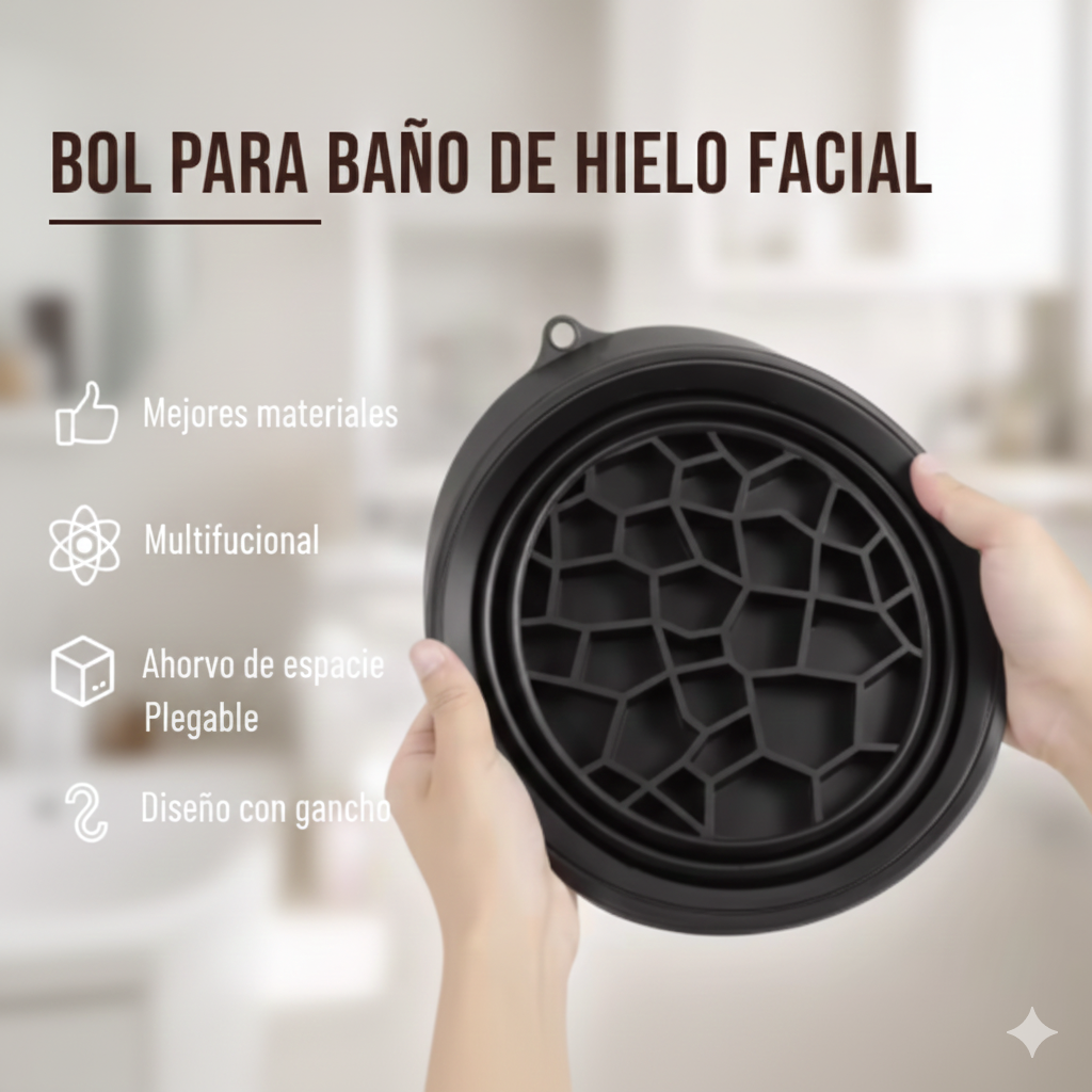 ICE FACE SPA: BAÑO DE HIELO PLEGABLE PARA LA CARA🧊