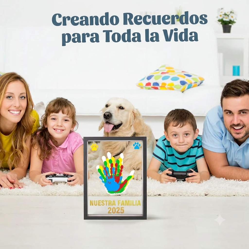 FAMILY HANDPRINT: KIT DE HUELLAS FAMILIAR 🖐️💕