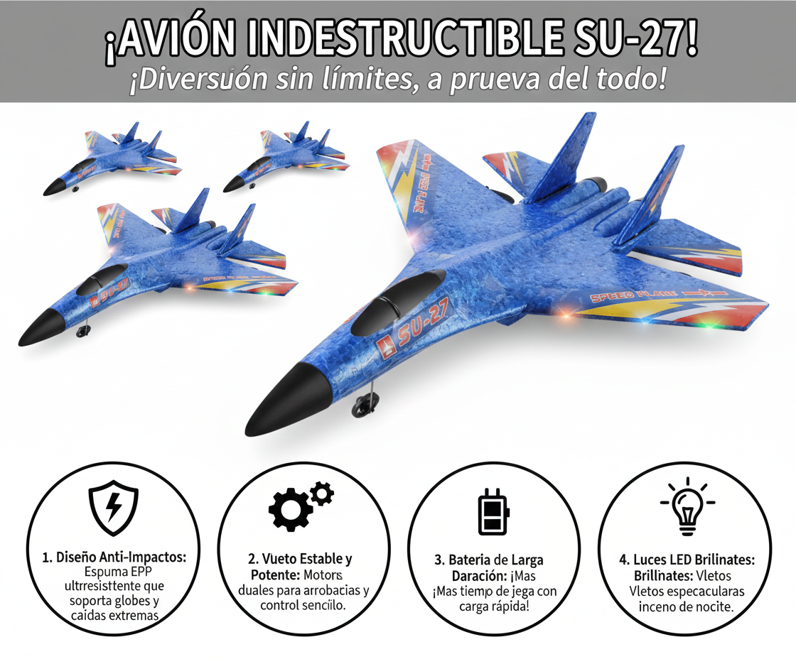 MEGA AIR JET: AVIÓN INDESTRUCTIBLE 🛩️⚡
