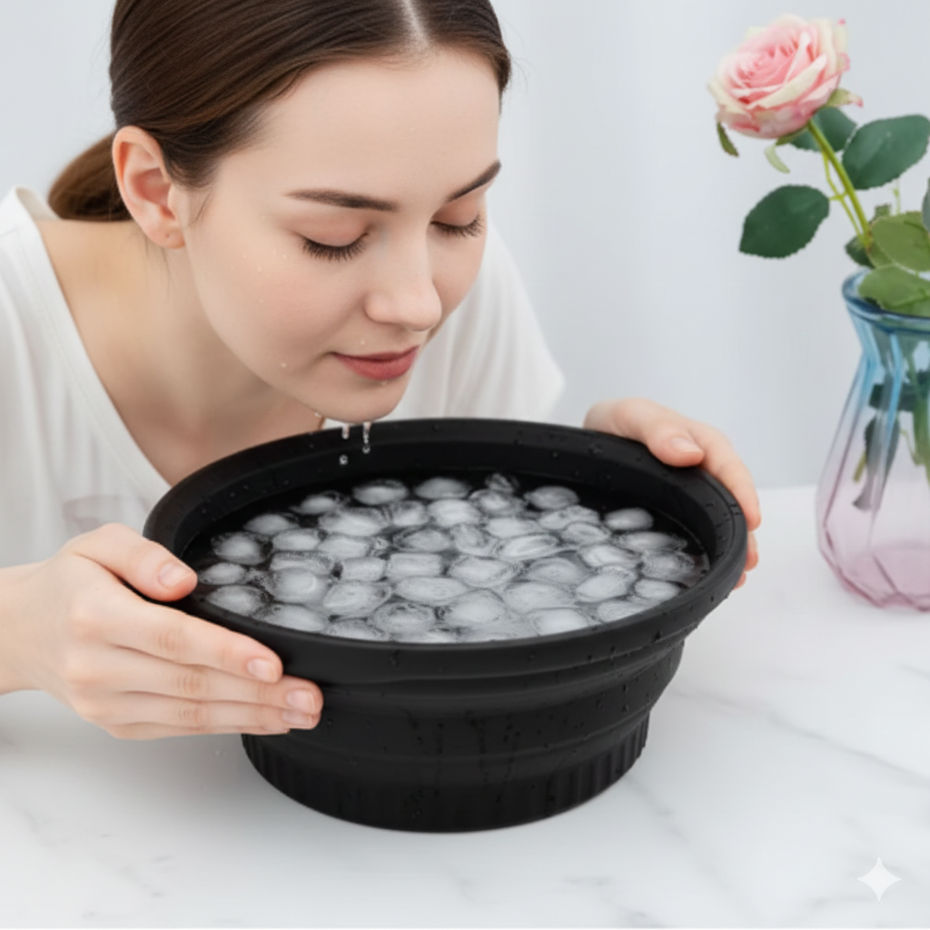 ICE FACE SPA: BAÑO DE HIELO PLEGABLE PARA LA CARA🧊