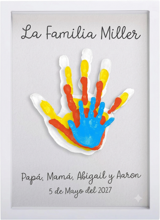FAMILY HANDPRINT: KIT DE HUELLAS FAMILIAR 🖐️💕