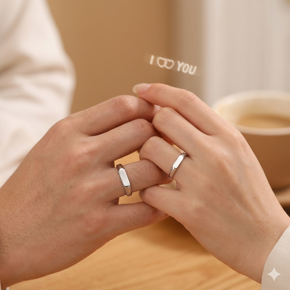 LOVE RINGS: ANILLOS EN PLATA LEY 925 PARA PAREJA✨💕