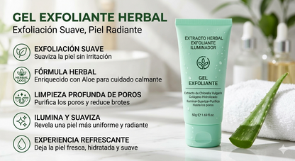 SKIN PEEL: PROMO 2X1 GEL EXFOLIANTE CON EXTRACTOS NATURALES💎✨