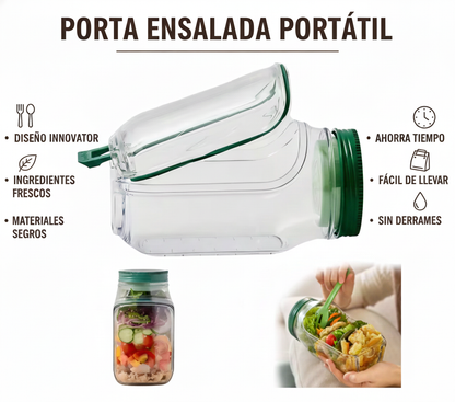 FRESH BOX 3 EN 1: PORTAENSALADAS 🥗