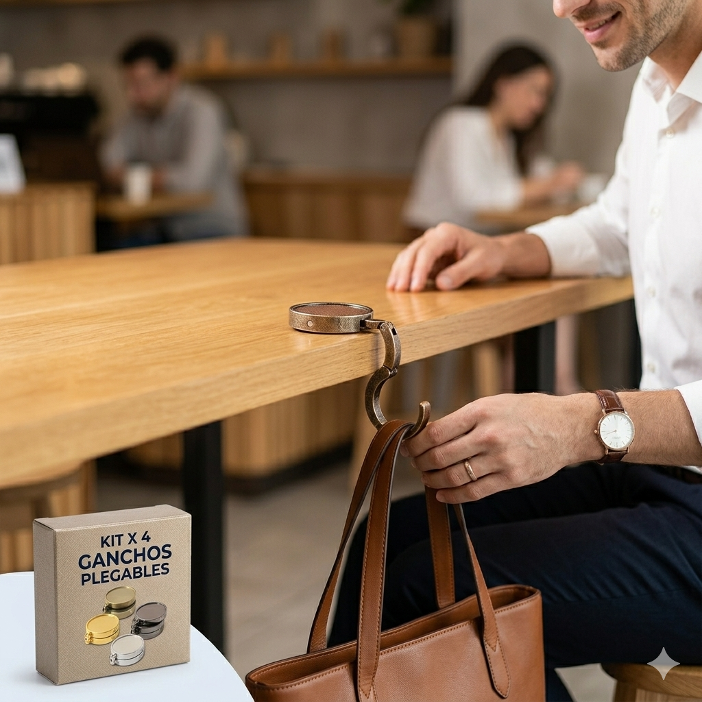 HOOK BAG: KIT X2 GANCHOS PARA BOLSO PLEGABLE🔥👜