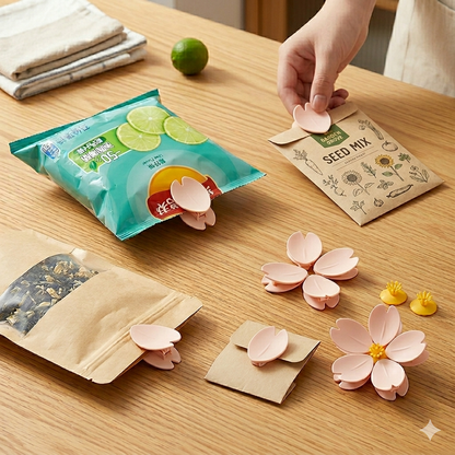 🌸SNAP-MAGNET: KIT X3 DE CLIPS MAGNÉTICOS SAKURA🌸