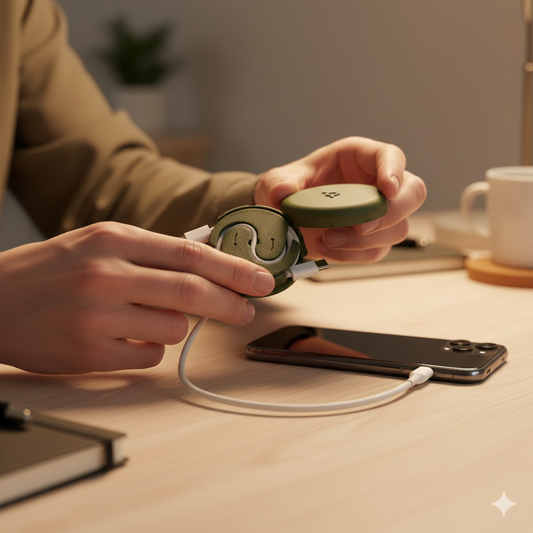 CABLE PRO: SET X3 PORTA CABLE ENROLLABLE🔌