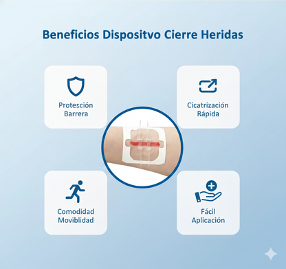 SET X4 ADHESIVO PARA CIERRE DE HERIDAS 🩹